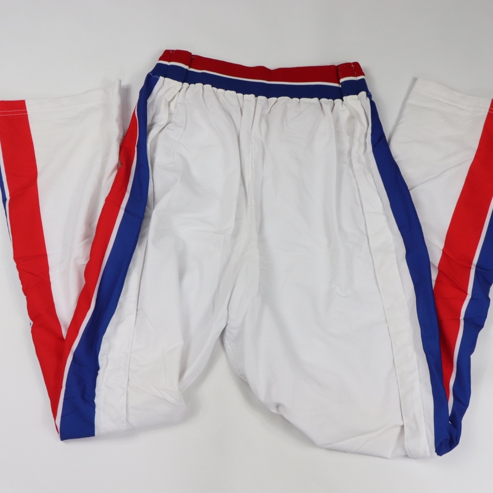 Vtg Champion Mens 36 Detroit Pistons Pants White - Picture 5 of 8